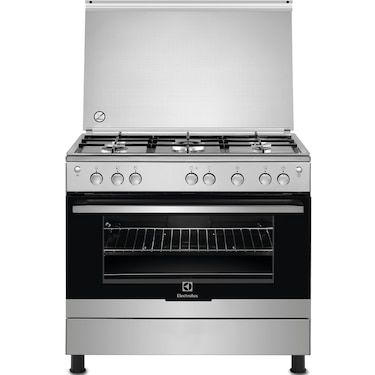 90cm 5-burner range cooker with gas hob and gas oven