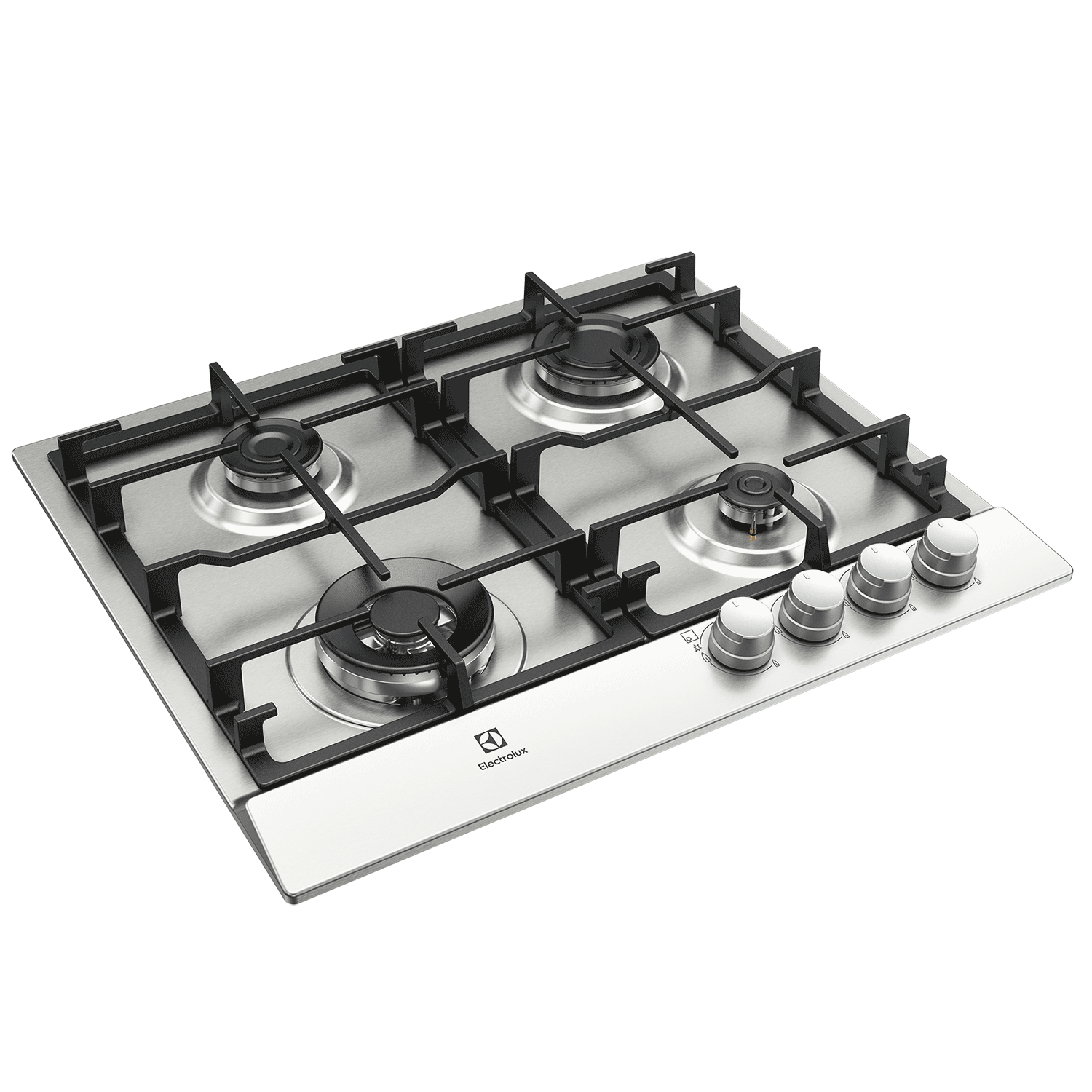 4 Burner Gas Stove KGS6537X Built In Design Electrolux Arabia   Kgs6537x Angl 1500x1500 