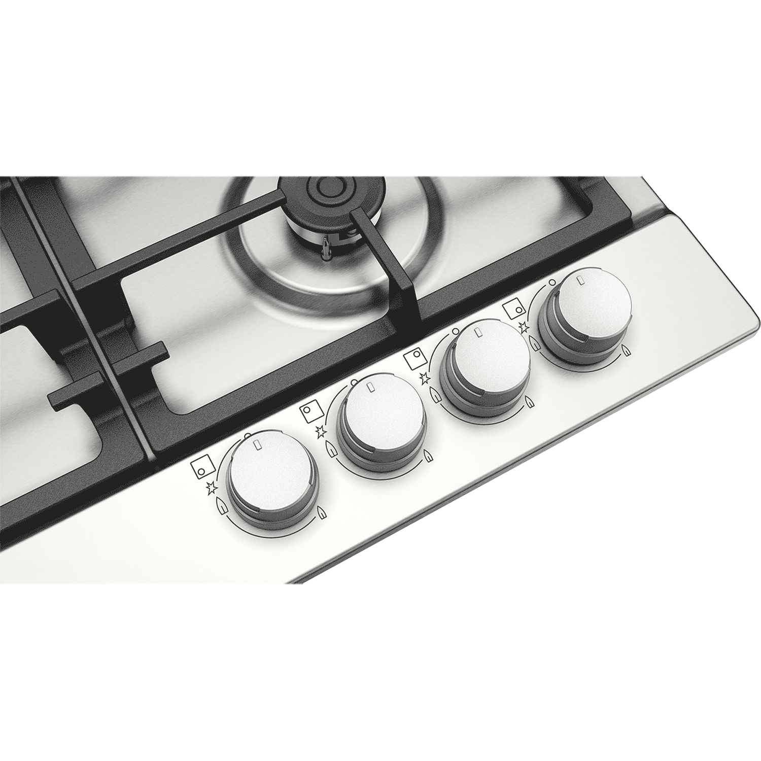 4-Burner Gas Stove KGS6537X Built-in Design | Electrolux Arabia