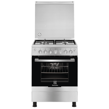 60cm 4-burner range cooker with gas hob and XXL fan gas oven