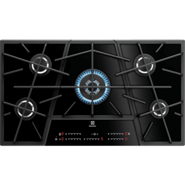 90cm built-in gas ceramic hob with 5 burners