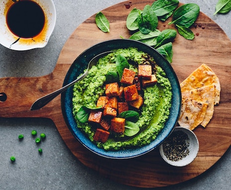 Green Hummus Bowl