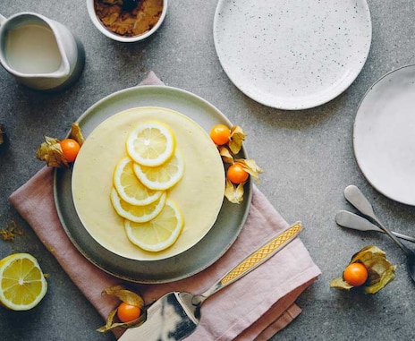 No-Bake Lemon & Mango Cheesecake